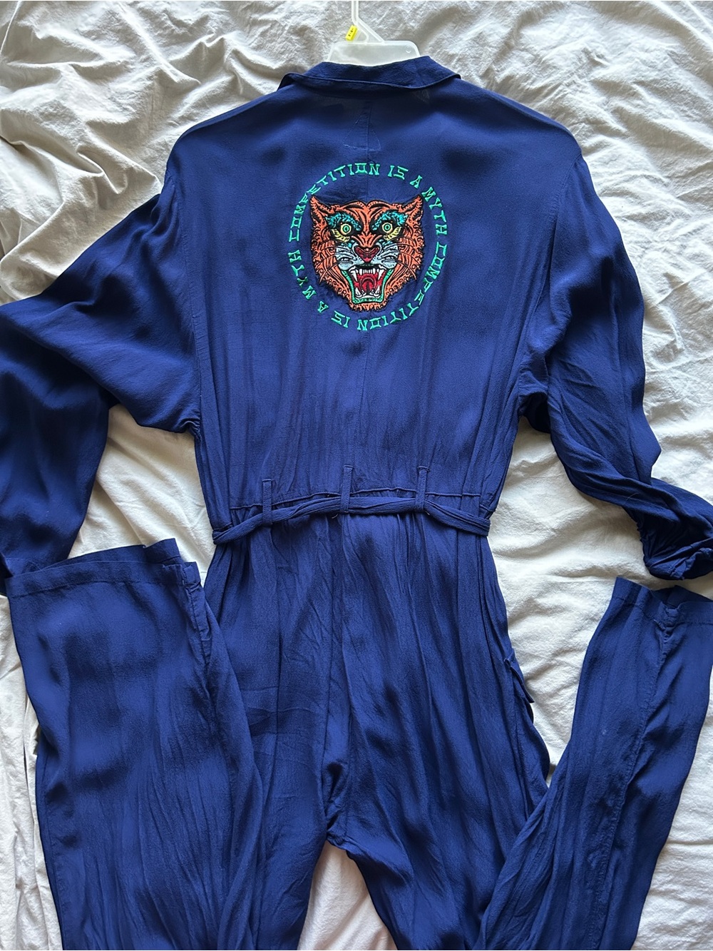 Designer Melody Ehsani Tiger Luck Jumpsuit Large